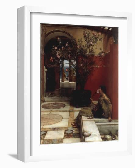 The Oleander-Sir Lawrence Alma-Tadema-Framed Giclee Print