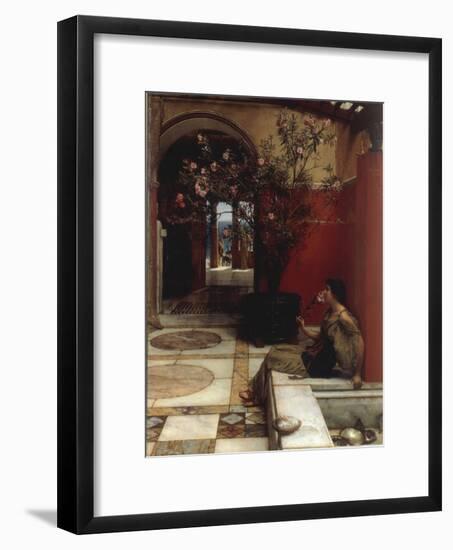 The Oleander-Sir Lawrence Alma-Tadema-Framed Giclee Print