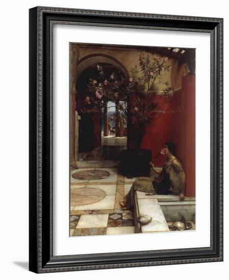 The Oleander-Sir Lawrence Alma-Tadema-Framed Giclee Print