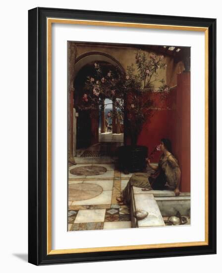 The Oleander-Sir Lawrence Alma-Tadema-Framed Giclee Print