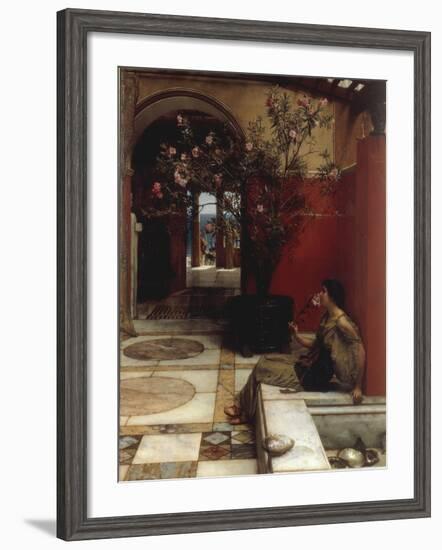 The Oleander-Sir Lawrence Alma-Tadema-Framed Giclee Print