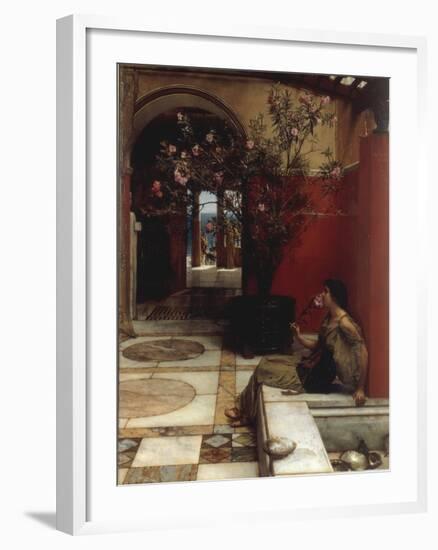 The Oleander-Sir Lawrence Alma-Tadema-Framed Giclee Print