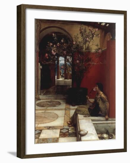 The Oleander-Sir Lawrence Alma-Tadema-Framed Giclee Print