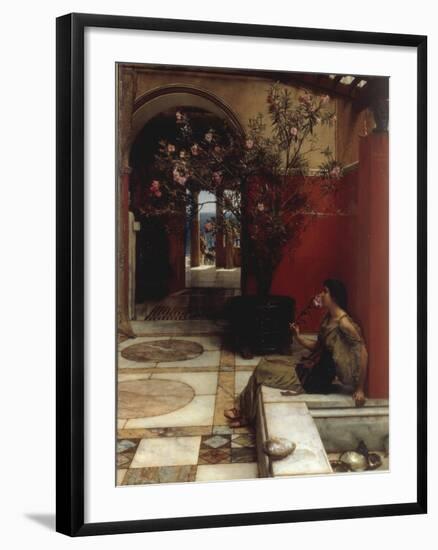 The Oleander-Sir Lawrence Alma-Tadema-Framed Giclee Print