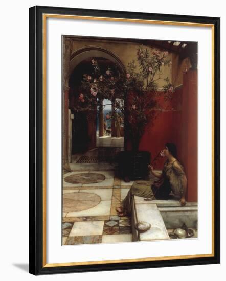 The Oleander-Sir Lawrence Alma-Tadema-Framed Giclee Print