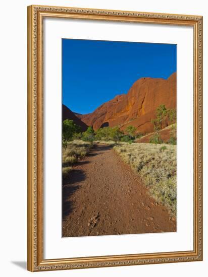 The Olgas (Kata Tjuta), Uluru-Kata Tjuta Nat'l Park, UNESCO Site, Northern Territory, Australia-Michael Runkel-Framed Photographic Print