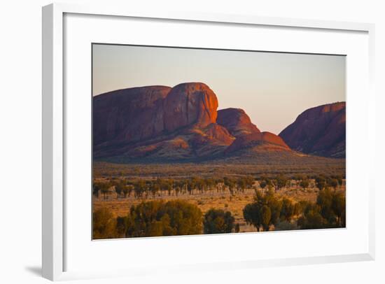 The Olgas (Kata Tjuta), Uluru-Kata Tjuta Nat'l Park, UNESCO Site, Northern Territory, Australia-Michael Runkel-Framed Photographic Print