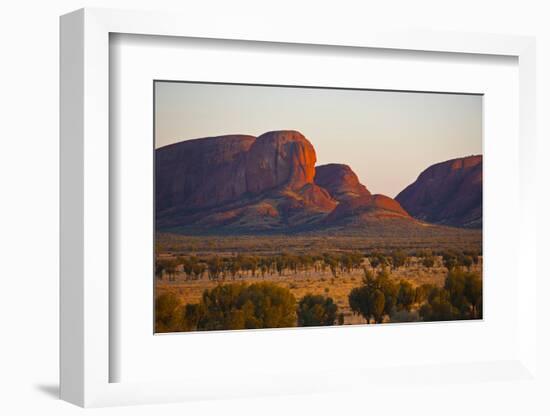 The Olgas (Kata Tjuta), Uluru-Kata Tjuta Nat'l Park, UNESCO Site, Northern Territory, Australia-Michael Runkel-Framed Photographic Print