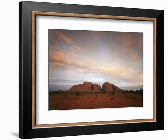 The Olgas, Uluru-Kata Tjuta NP, Northern Territory, Australia-Walter Bibikow-Framed Photographic Print
