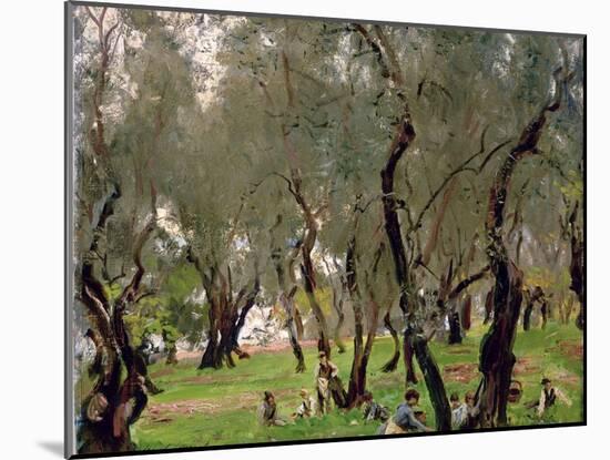 The Olive Grove, C.1910-John Singer Sargent-Mounted Giclee Print