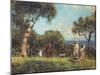 The Olive Harvest, 1875-Francesco Paolo Michetti-Mounted Giclee Print