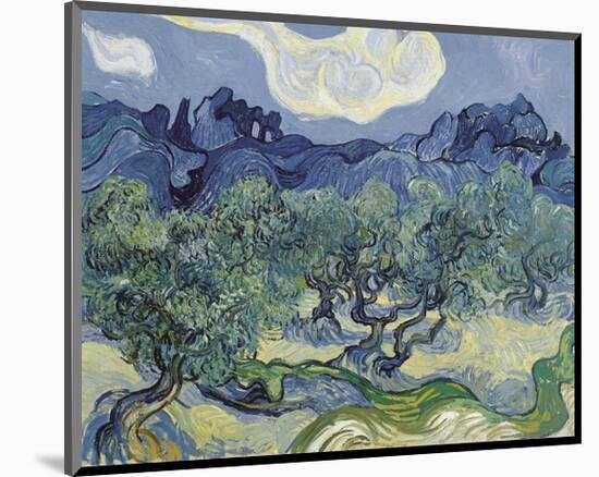 The Olive Trees, 1889-Vincent van Gogh-Mounted Art Print