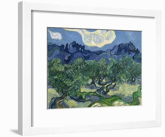 The Olive Trees, 1889-Vincent van Gogh-Framed Giclee Print