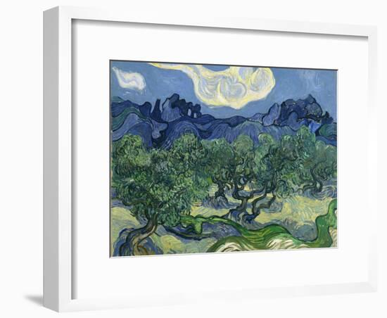 The Olive Trees, 1889-Vincent van Gogh-Framed Giclee Print