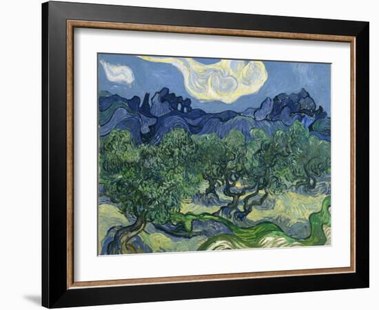 The Olive Trees, 1889-Vincent van Gogh-Framed Giclee Print