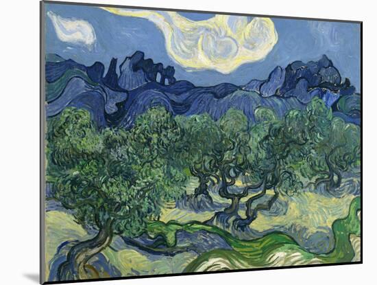 The Olive Trees, 1889-Vincent van Gogh-Mounted Giclee Print