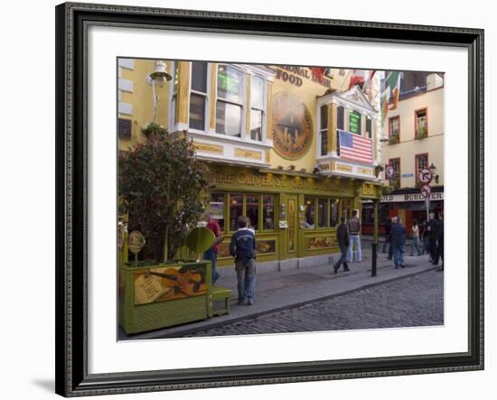 The Oliver St. John Gogarty Pub, Temple Bar, Dublin, County Dublin, Republic of Ireland (Eire)-Sergio Pitamitz-Framed Photographic Print