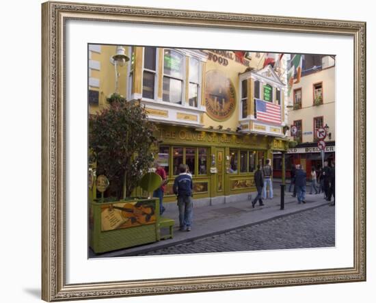 The Oliver St. John Gogarty Pub, Temple Bar, Dublin, County Dublin, Republic of Ireland (Eire)-Sergio Pitamitz-Framed Photographic Print