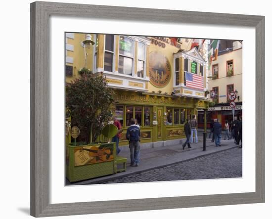 The Oliver St. John Gogarty Pub, Temple Bar, Dublin, County Dublin, Republic of Ireland (Eire)-Sergio Pitamitz-Framed Photographic Print