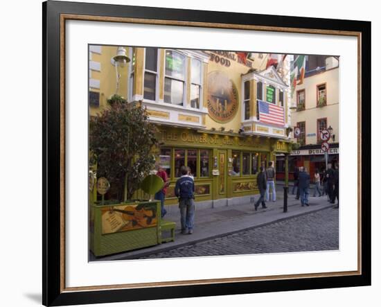 The Oliver St. John Gogarty Pub, Temple Bar, Dublin, County Dublin, Republic of Ireland (Eire)-Sergio Pitamitz-Framed Photographic Print