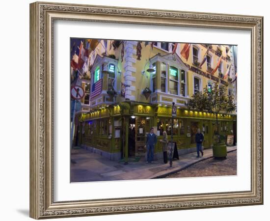 The Oliver St. John Gogarty Pub, Temple Bar, Dublin, County Dublin, Republic of Ireland (Eire)-Sergio Pitamitz-Framed Photographic Print