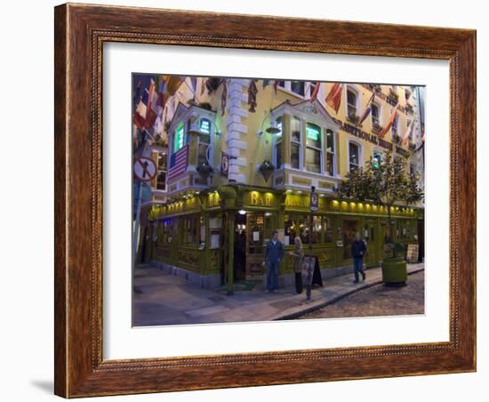 The Oliver St. John Gogarty Pub, Temple Bar, Dublin, County Dublin, Republic of Ireland (Eire)-Sergio Pitamitz-Framed Photographic Print