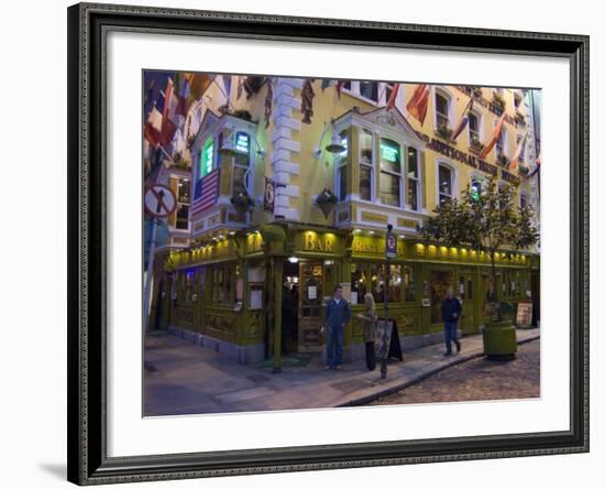 The Oliver St. John Gogarty Pub, Temple Bar, Dublin, County Dublin, Republic of Ireland (Eire)-Sergio Pitamitz-Framed Photographic Print