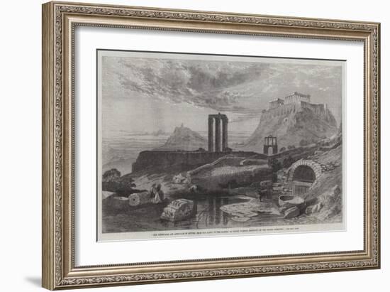 The Olympaeum and Acropolis of Athens-Harry John Johnson-Framed Giclee Print