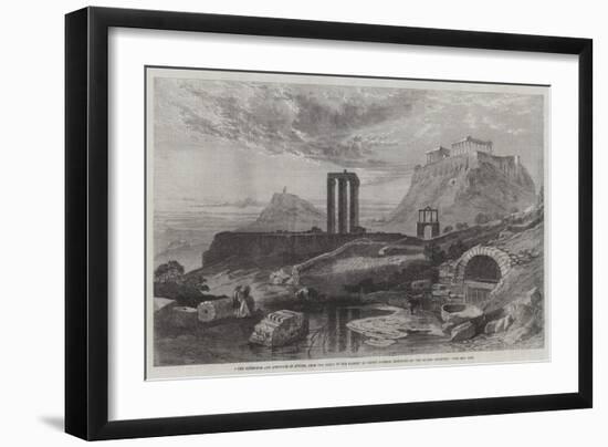 The Olympaeum and Acropolis of Athens-Harry John Johnson-Framed Giclee Print