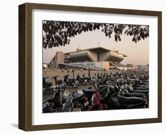 The Olympic Stadium, Phnom Penh, Cambodia, Indochina, Southeast Asia-Andrew Mcconnell-Framed Photographic Print