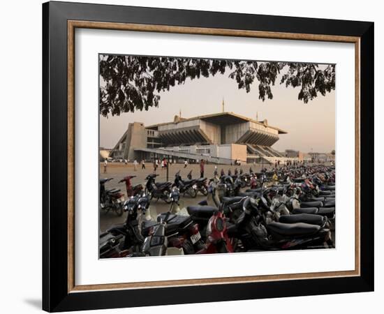 The Olympic Stadium, Phnom Penh, Cambodia, Indochina, Southeast Asia-Andrew Mcconnell-Framed Photographic Print