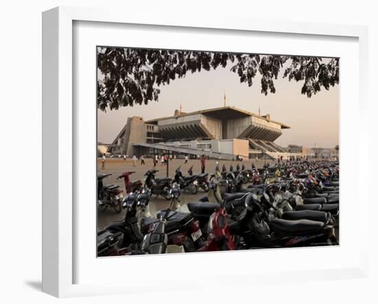 The Olympic Stadium, Phnom Penh, Cambodia, Indochina, Southeast Asia-Andrew Mcconnell-Framed Photographic Print