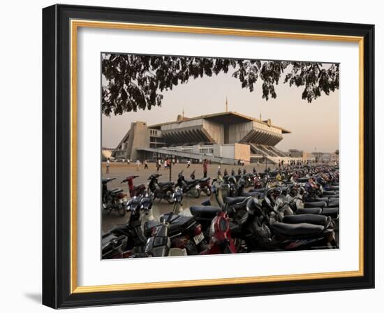 The Olympic Stadium, Phnom Penh, Cambodia, Indochina, Southeast Asia-Andrew Mcconnell-Framed Photographic Print