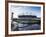 The Olympic Stadium with the Arcelor Mittal Orbit and the River Lee, London, England, UK-Mark Chivers-Framed Photographic Print