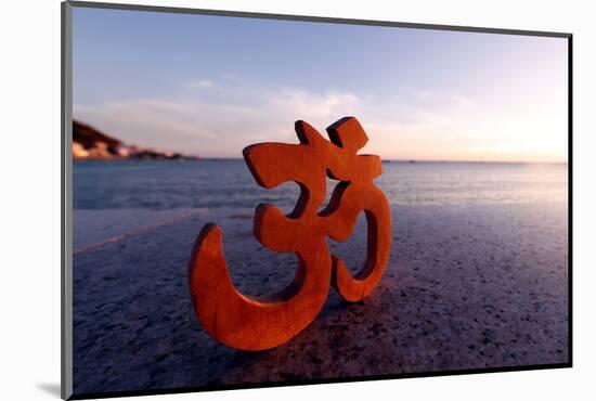 The Om (Aum symbol), one of the most important spiritual sounds in Hinduism, Ho Chi Minh City-Godong-Mounted Photographic Print