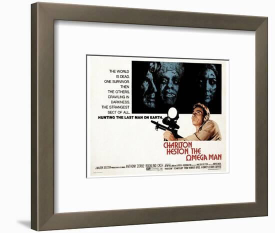 The Omega Man, Charleton Heston, 1971-null-Framed Art Print