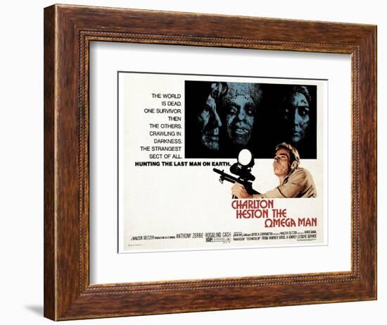 The Omega Man, Charleton Heston, 1971-null-Framed Art Print