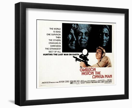 The Omega Man, Charleton Heston, 1971-null-Framed Art Print