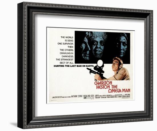 The Omega Man, Charleton Heston, 1971-null-Framed Art Print