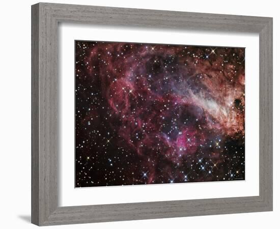 The Omega Nebula-Stocktrek Images-Framed Photographic Print