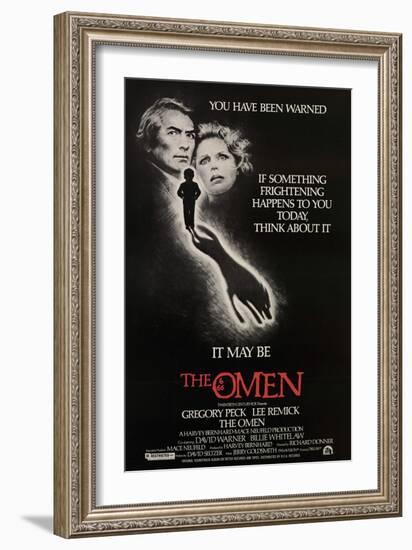 The Omen, Gregory Peck, Lee Remick, 1976-null-Framed Art Print