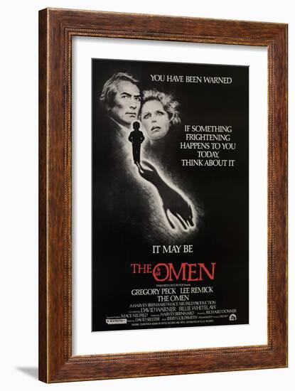 The Omen, Gregory Peck, Lee Remick, 1976-null-Framed Art Print