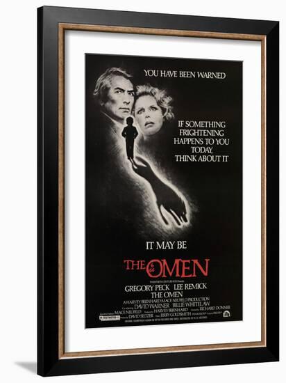 The Omen, Gregory Peck, Lee Remick, 1976-null-Framed Art Print