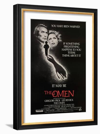 The Omen, Gregory Peck, Lee Remick, 1976-null-Framed Art Print