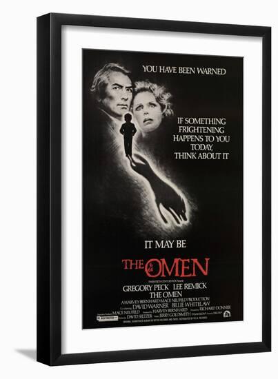 The Omen, Gregory Peck, Lee Remick, 1976-null-Framed Premium Giclee Print