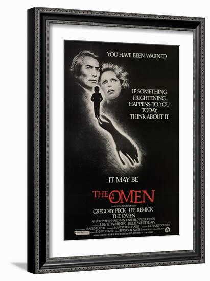 The Omen, Gregory Peck, Lee Remick, 1976-null-Framed Premium Giclee Print