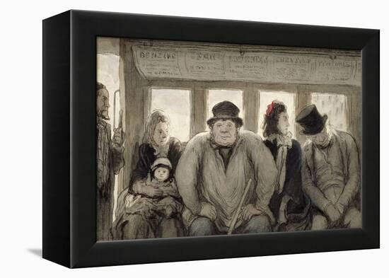 The Omnibus, 1864-Honore Daumier-Framed Premier Image Canvas