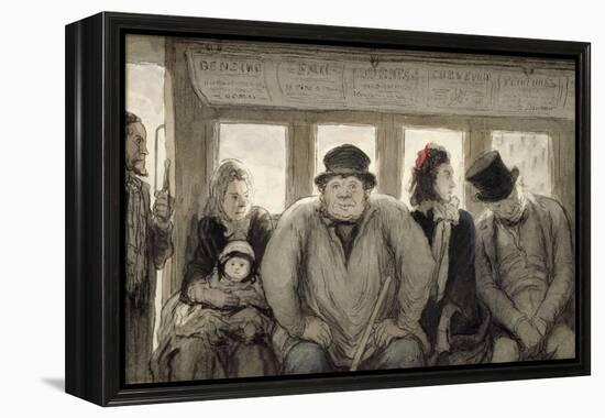 The Omnibus, 1864-Honore Daumier-Framed Premier Image Canvas