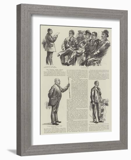 The Omnibus Men's Strike-William Douglas Almond-Framed Giclee Print