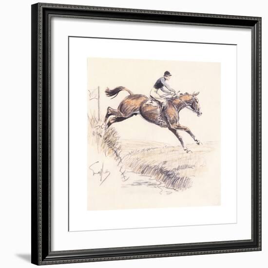 The One to Carry Your Half-Crown-Snaffles-Framed Premium Giclee Print